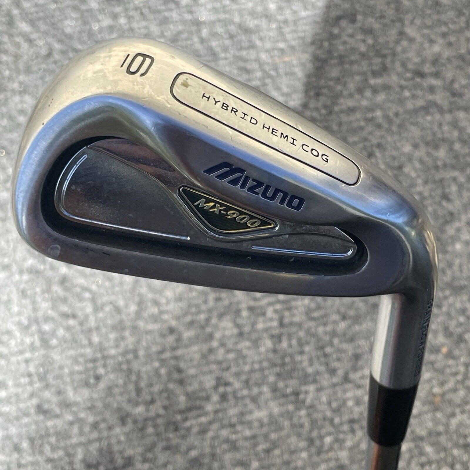 Mizuno MX-900 Single 6 iron Hemi Cog w Steel Dynalite R300 Regular Flex Shaft