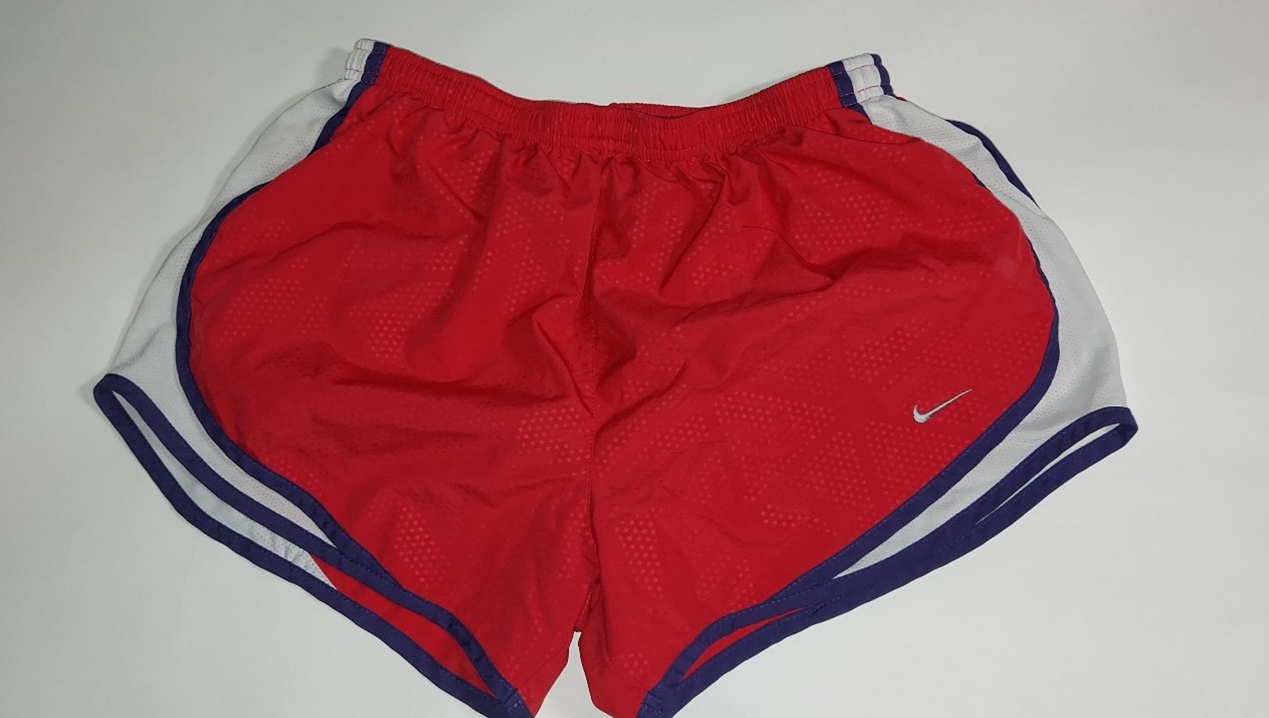 Nike Dri Fit Rose Pink & Purple Trim Womens Size Medium Running Shorts