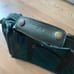 Tumi double expansion travel satchel briefcase, hunter green