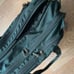 Tumi double expansion travel satchel briefcase, hunter green