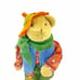 Bear Scarecrow Farmer Figurine Thanksgiving Yard Holiday Décor Dan Dee Collector