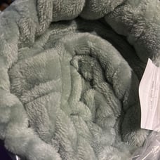 90x90 inches Fleece Bed Blankets Queen Size Grey - Soft Lightweight NEW