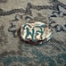 Silver and Turquoise running horse belt buckle