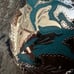 Silver and Turquoise running horse belt buckle