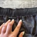 DXL ROCHESTER Men's Big & Tall Gray Stripe Zip Pocket Swim Trunks (Size 5XL)