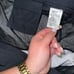 DXL ROCHESTER Men's Big & Tall Gray Stripe Zip Pocket Swim Trunks (Size 5XL)