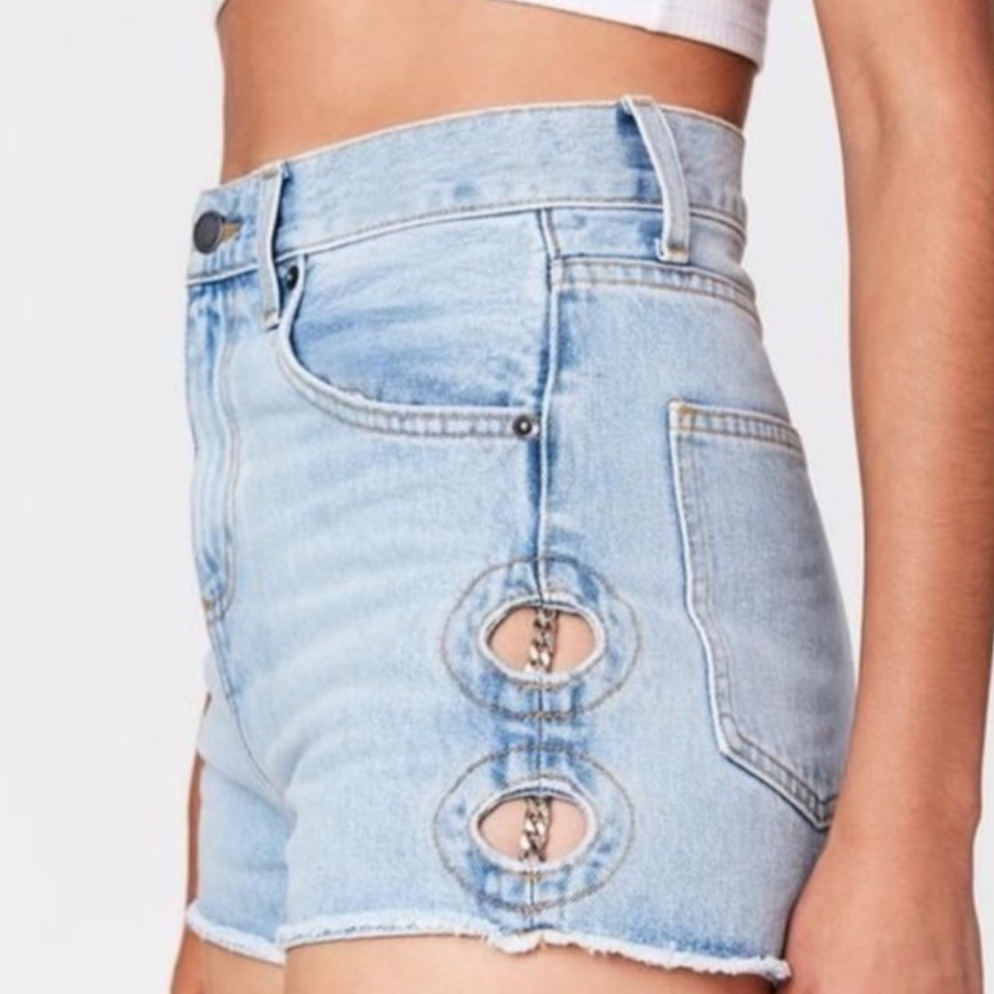 NWOT Carmar Denim Alice Shorts with chai