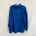 Free People Winnie blue open back oversized turtleneck sweater size small