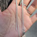 Classic long 925 ITALY sterling silver unisex rope chain 2mm necklace
