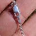 Classic long 925 ITALY sterling silver unisex rope chain 2mm necklace