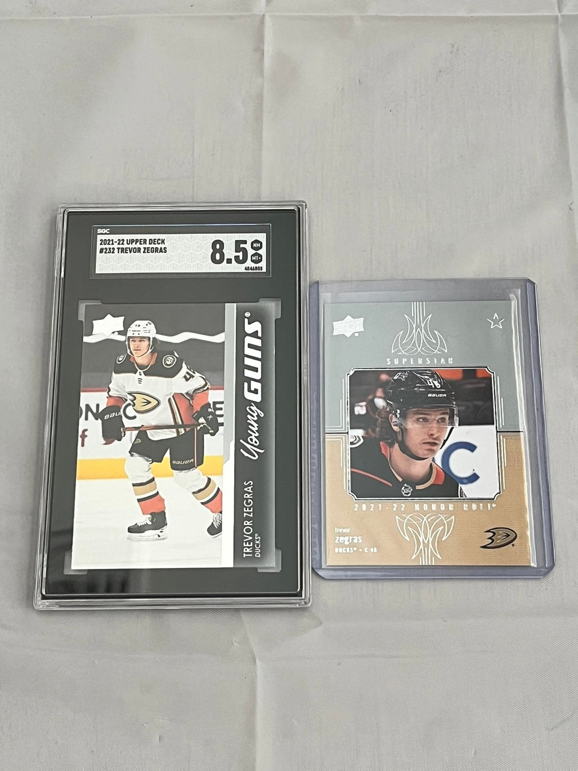 Trevor Zegras Young Guns Card