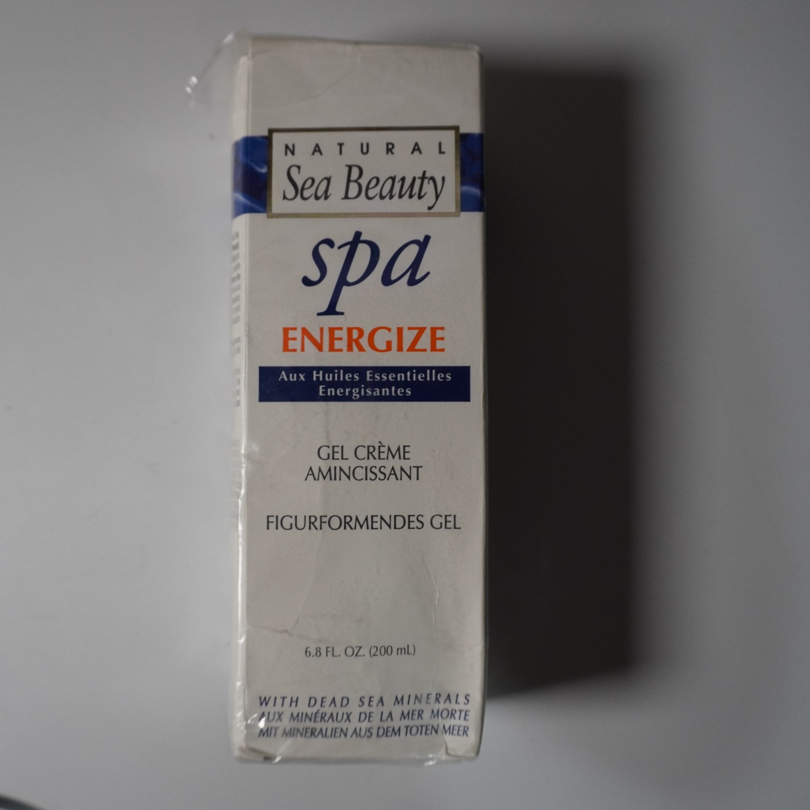 Natural Sea Beauty Spa Energize Body Shaper Gel Creme Amincissant Dead Sea NIB