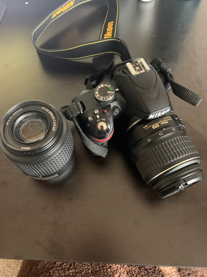 Nikon D3200 DSLR Camera with 18-55mm and