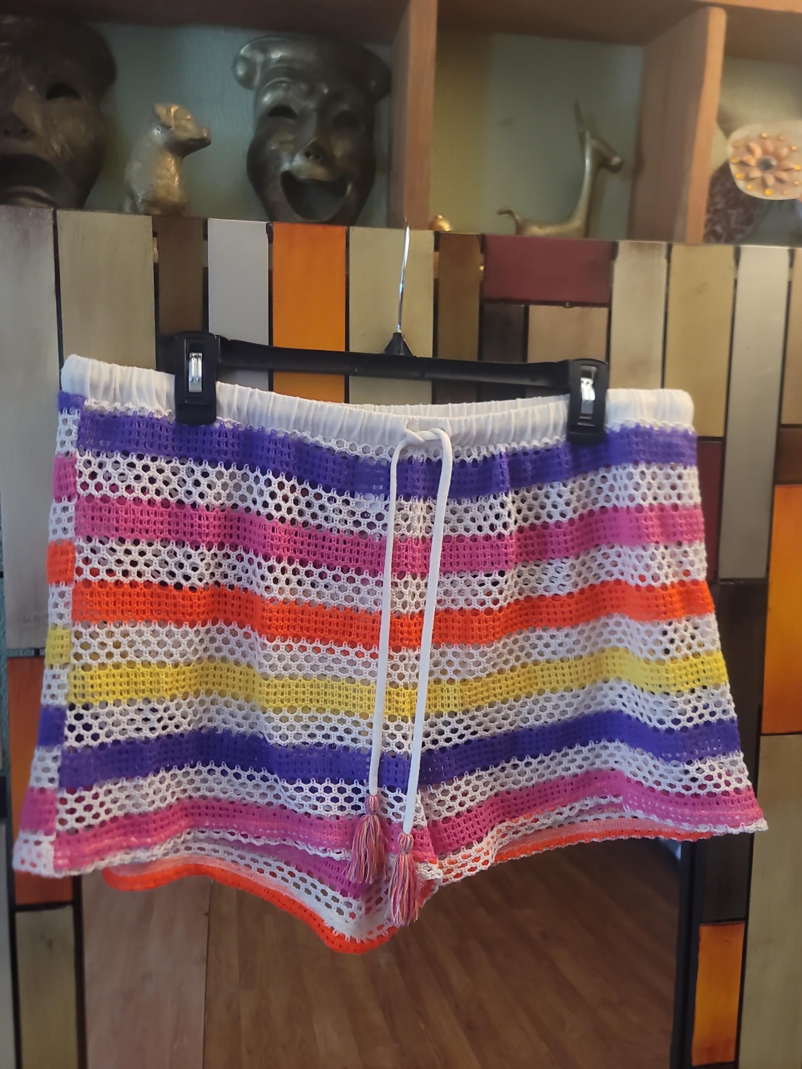 No boundaries bathing suit croquet cover up shorts