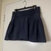 ATHLETA navy blue pleated athletic tennis skirt skort size Small