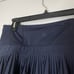 ATHLETA navy blue pleated athletic tennis skirt skort size Small