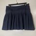 ATHLETA navy blue pleated athletic tennis skirt skort size Small
