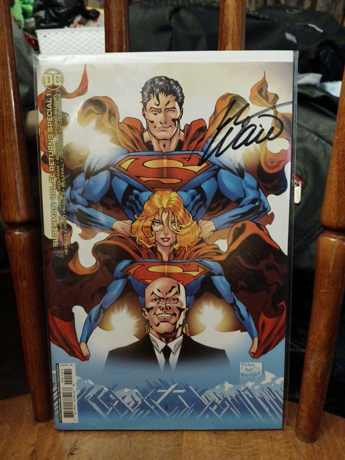 SUPERMAN KAL-EL RETURNS SPECIAL #1 (2022) - DC 1:25 Signed By MARK WAID