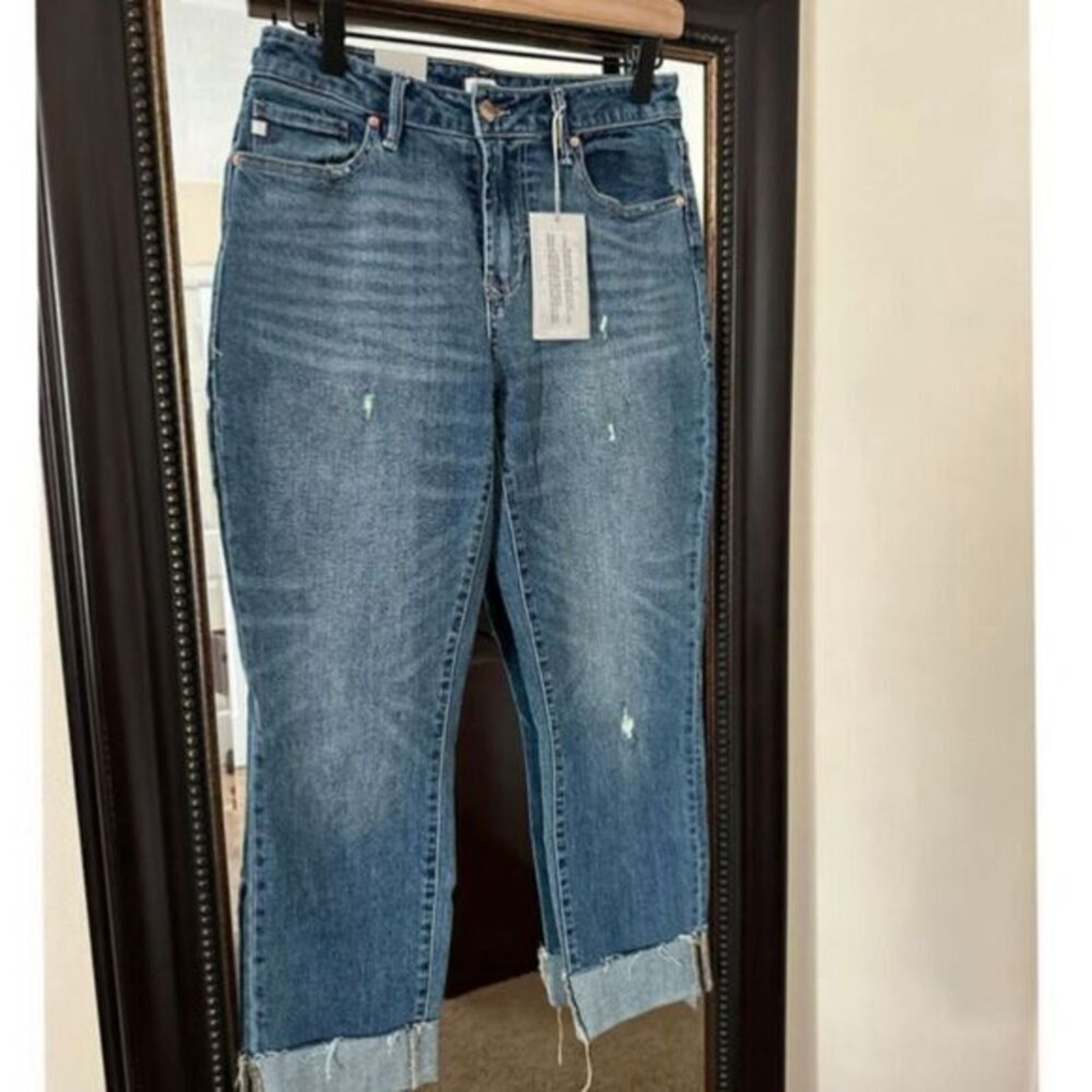 Dear John Cuffed Denim Capri Pants Size‎ 26