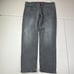 Hugo Boss Jeans Mens 34x34 Black Straight Leg Dark Wash Regular Denim