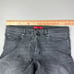 Hugo Boss Jeans Mens 34x34 Black Straight Leg Dark Wash Regular Denim