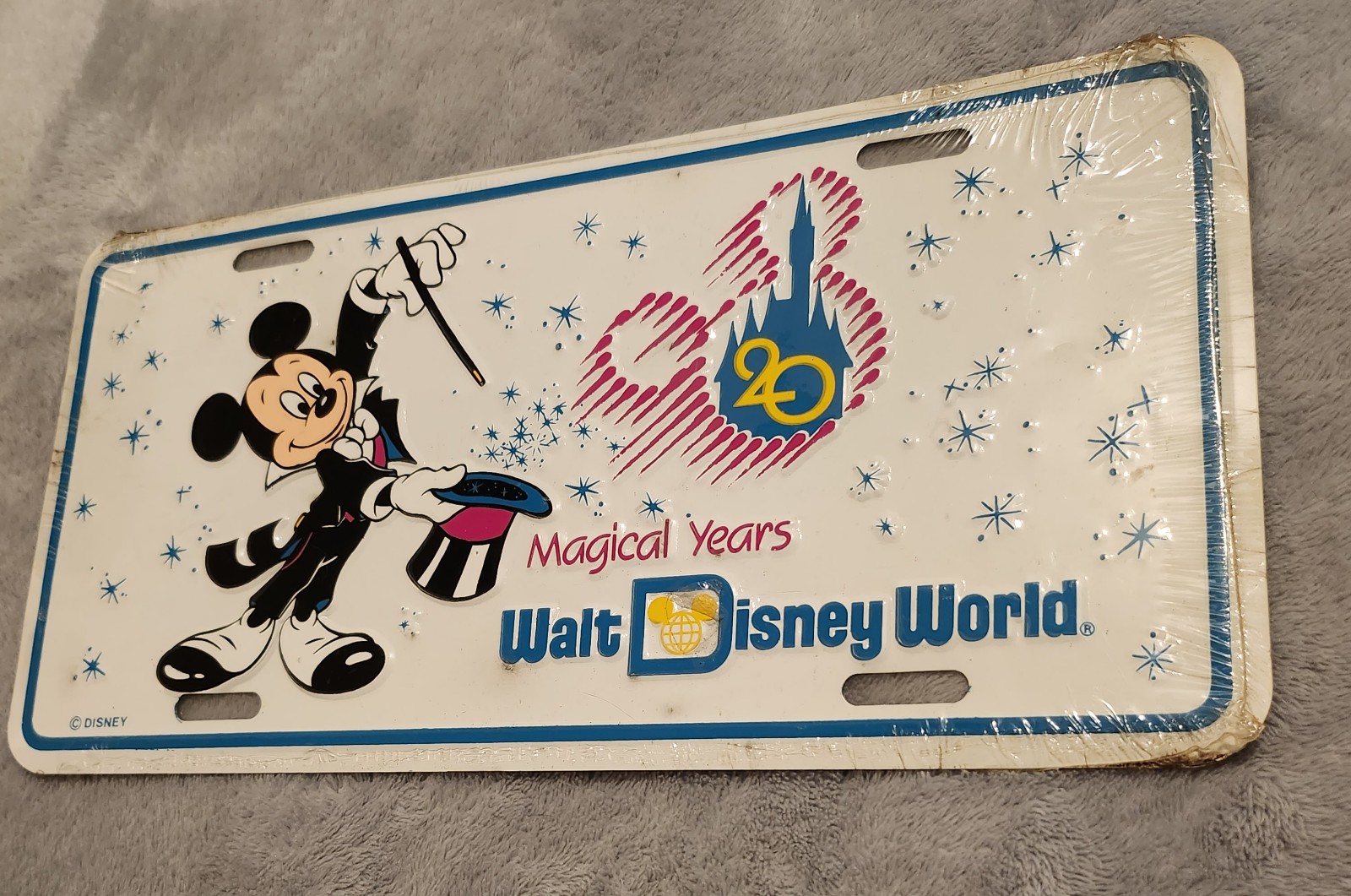 Vintage Walt Disney World License Plate