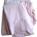 Vintage WestPoint Stevens Twin Sheets 1 Fitted 1 Flat Pink Barbie core USA Made