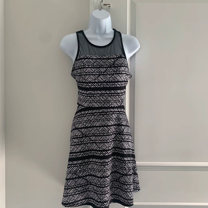 Bongo Skater Dress Black and White