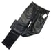 NWT Mother Tripper Ankle in Wax On Wax Off Black Faux Leather Stretch Pants 31