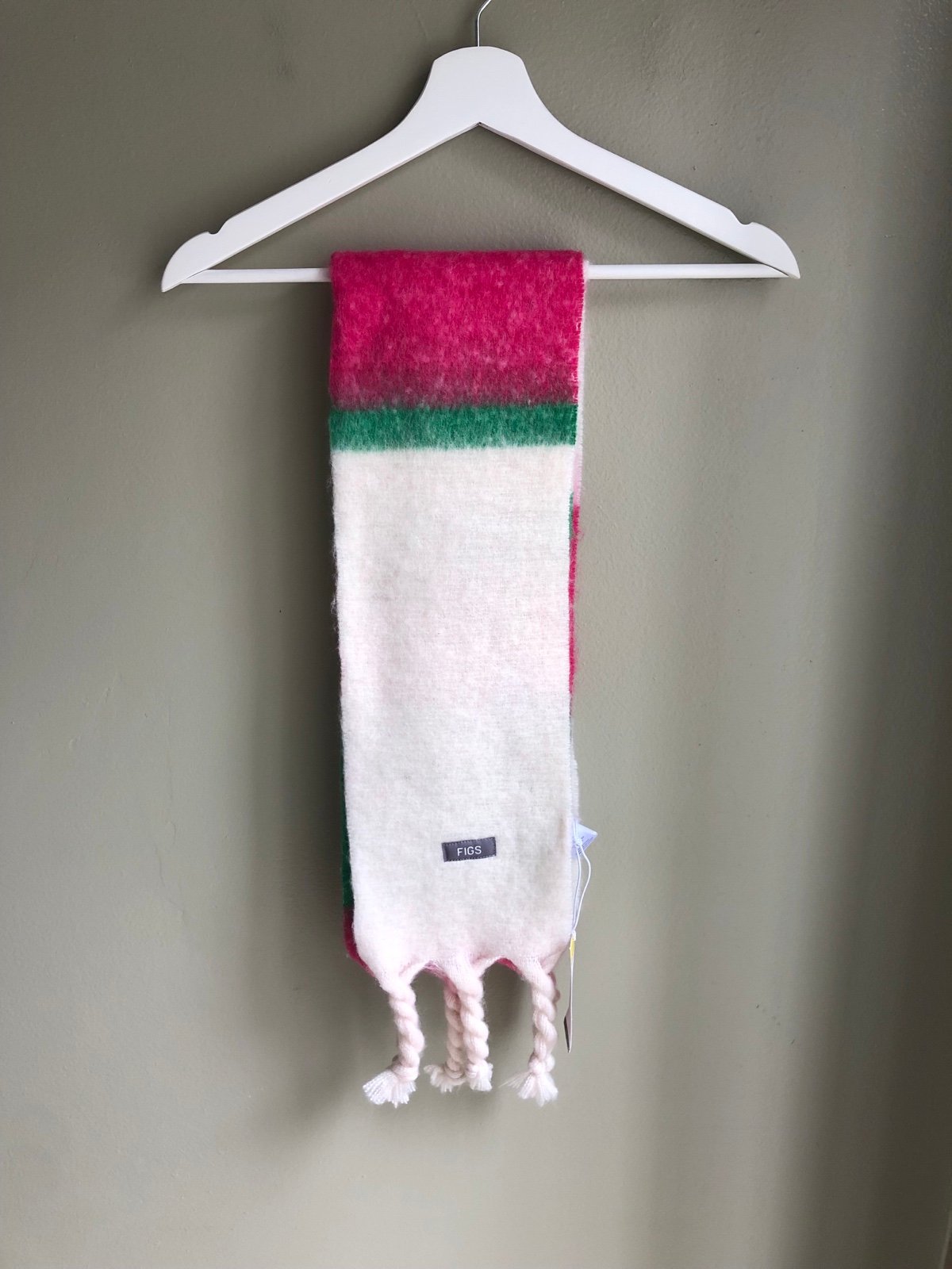 NWT! Figs Unisex Color Block Scarf One Size
