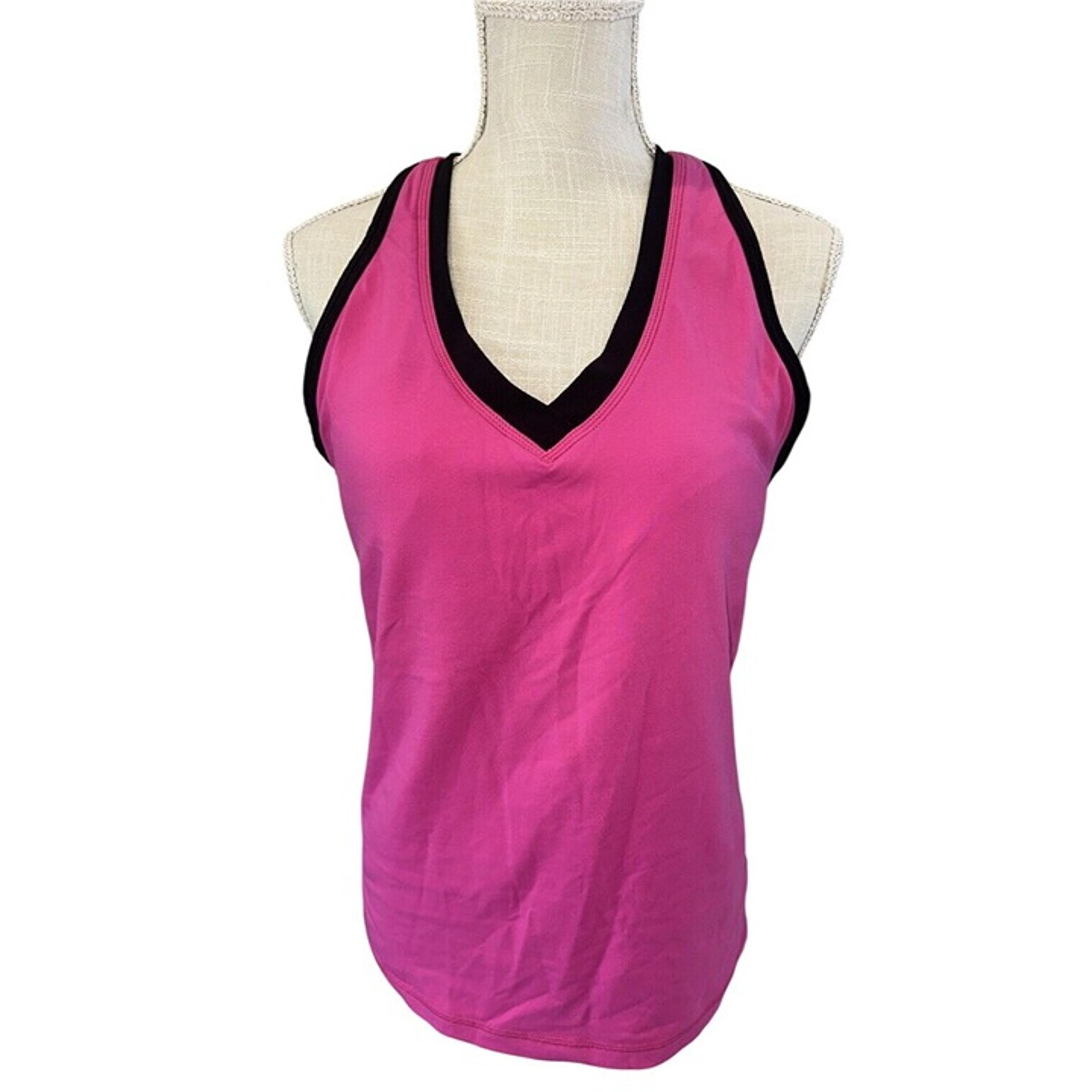 Champion Womens XL Pink Racerback Tank Top With Wicking Fabric
