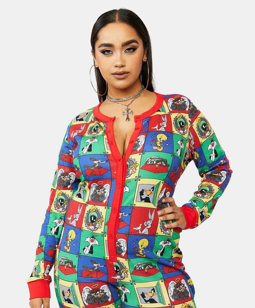 Dollzkill x Looney Tunes Thermal Pajamas