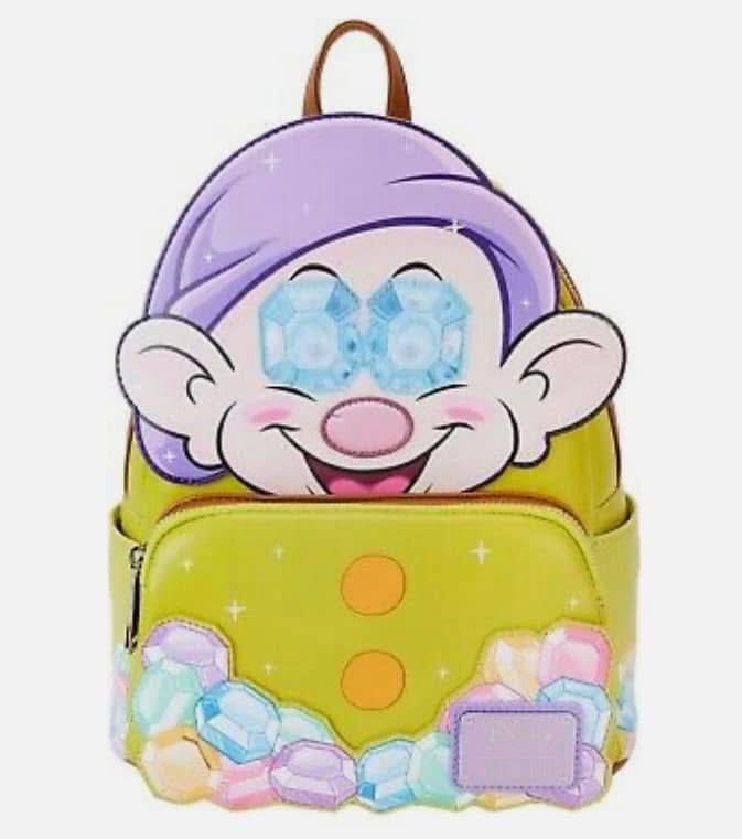 Loungefly Snow White Dopey Diamond Mini Backpack NWT