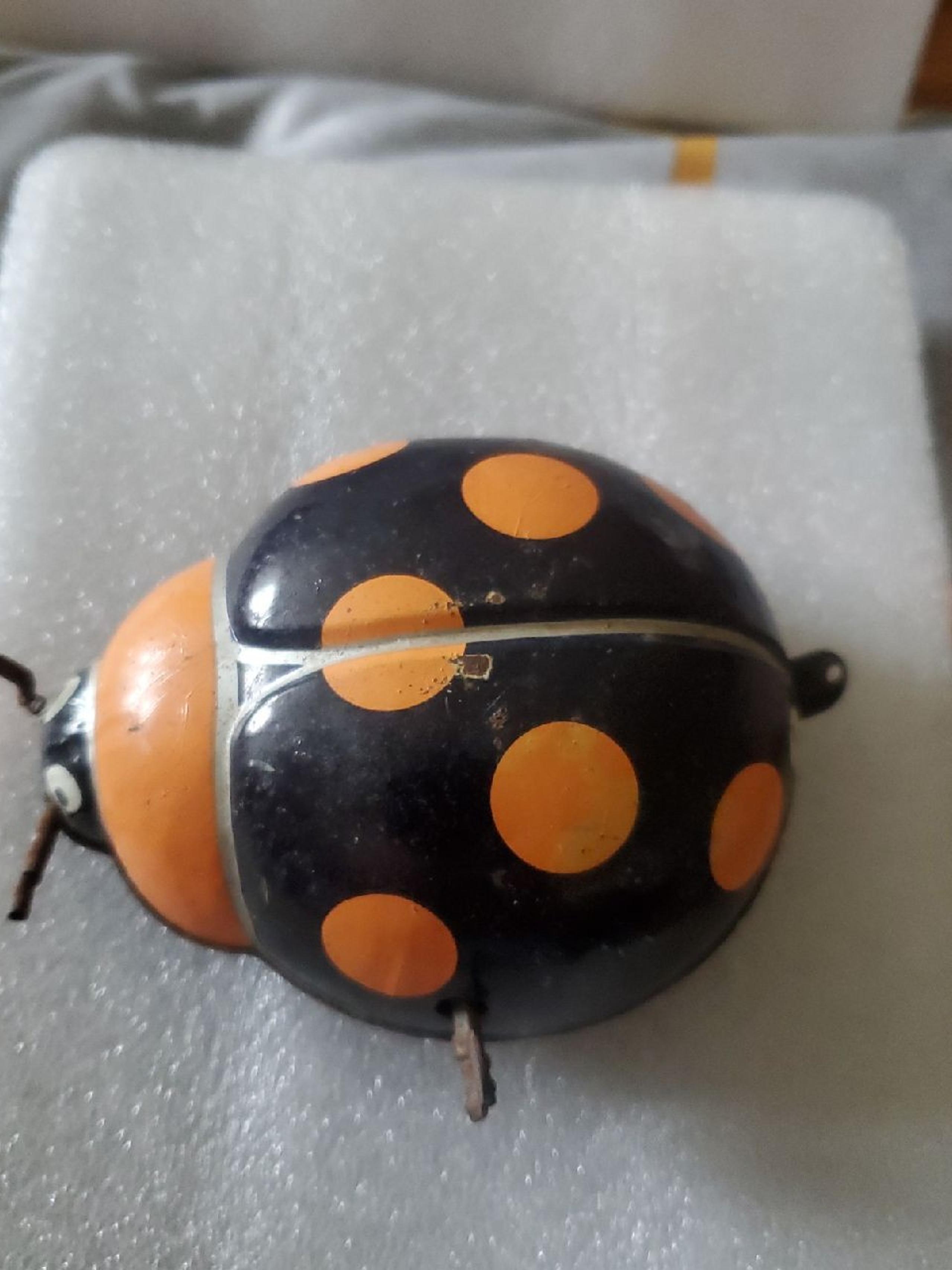 Vintage Japanese Lady Bug Wind Up Toy