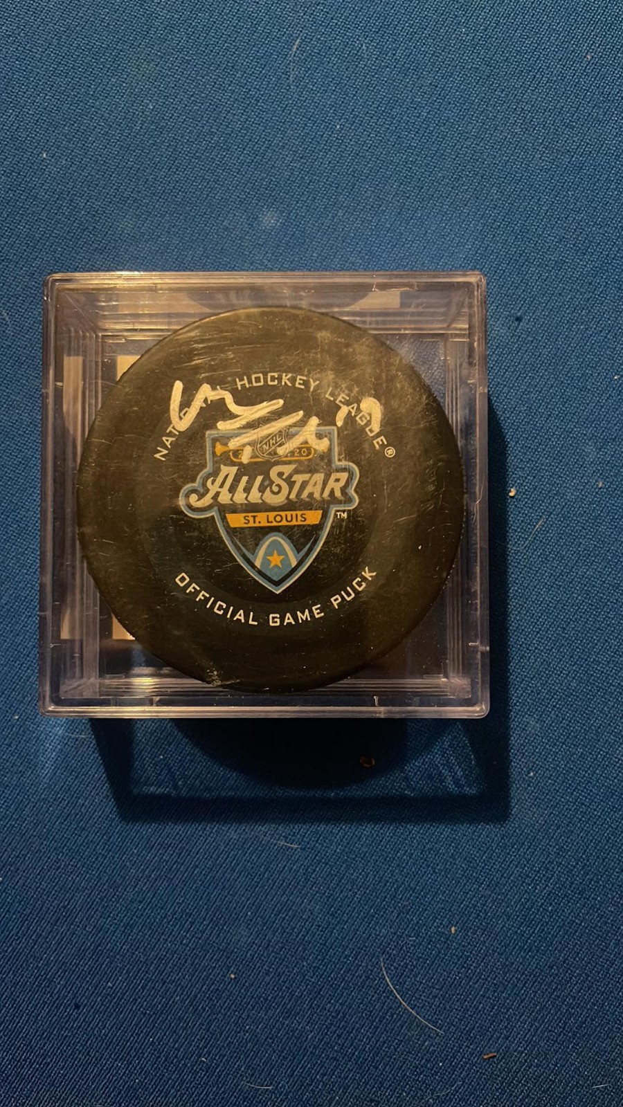 Matthew Tkachuk #19 Florida Panthers Autograph All-Star Hockey Puck