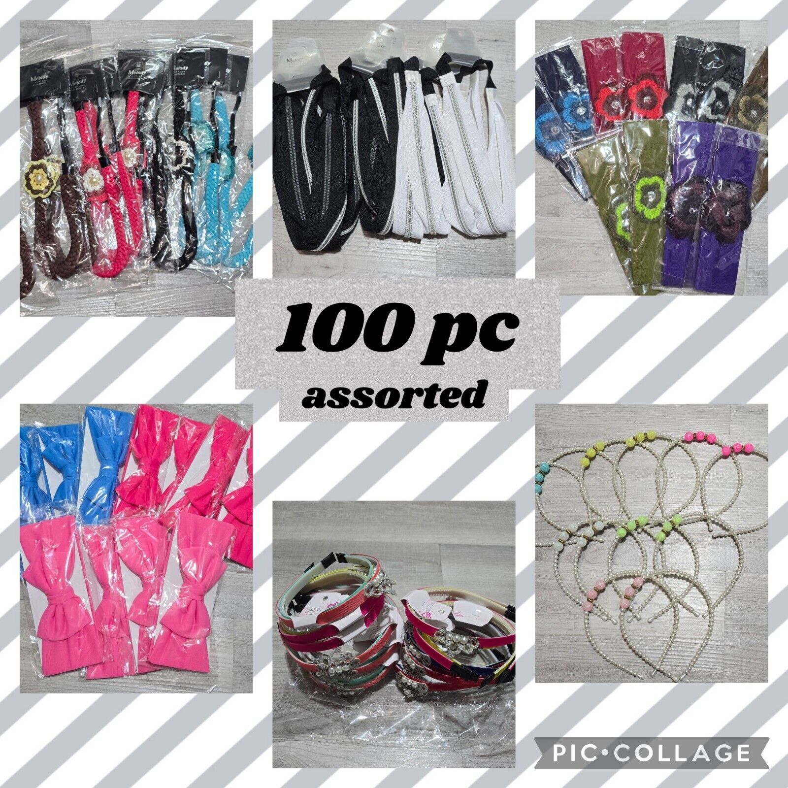 Boutique Headbands Wholesale Closeout 100 Pc Lot