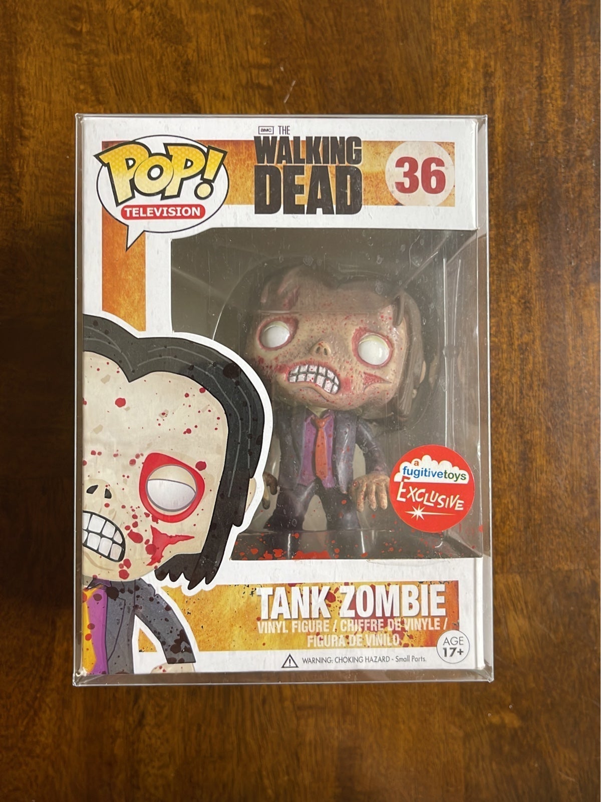 Tank zombie fugitive toys exclusive the walking dead Funko Pop