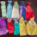 Barbie Disney Princess & Prince Gowns/Dresses, Jackets, lot of 22