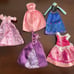 Barbie Disney Princess & Prince Gowns/Dresses, Jackets, lot of 22
