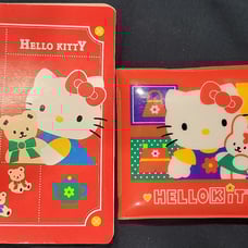 Hello kitty wallet and notebook vintage