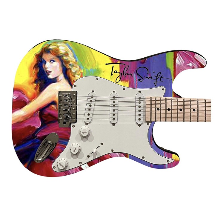 Taylor Swift Custom Graphics Full Size Electric Guitar Stratocaster Style