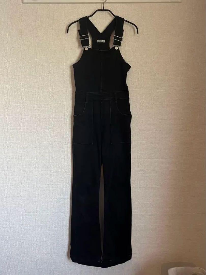 LULU Black Straight Leg Jumpsuit