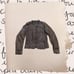 vintage brown genuine leather jacket