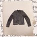 vintage brown genuine leather jacket