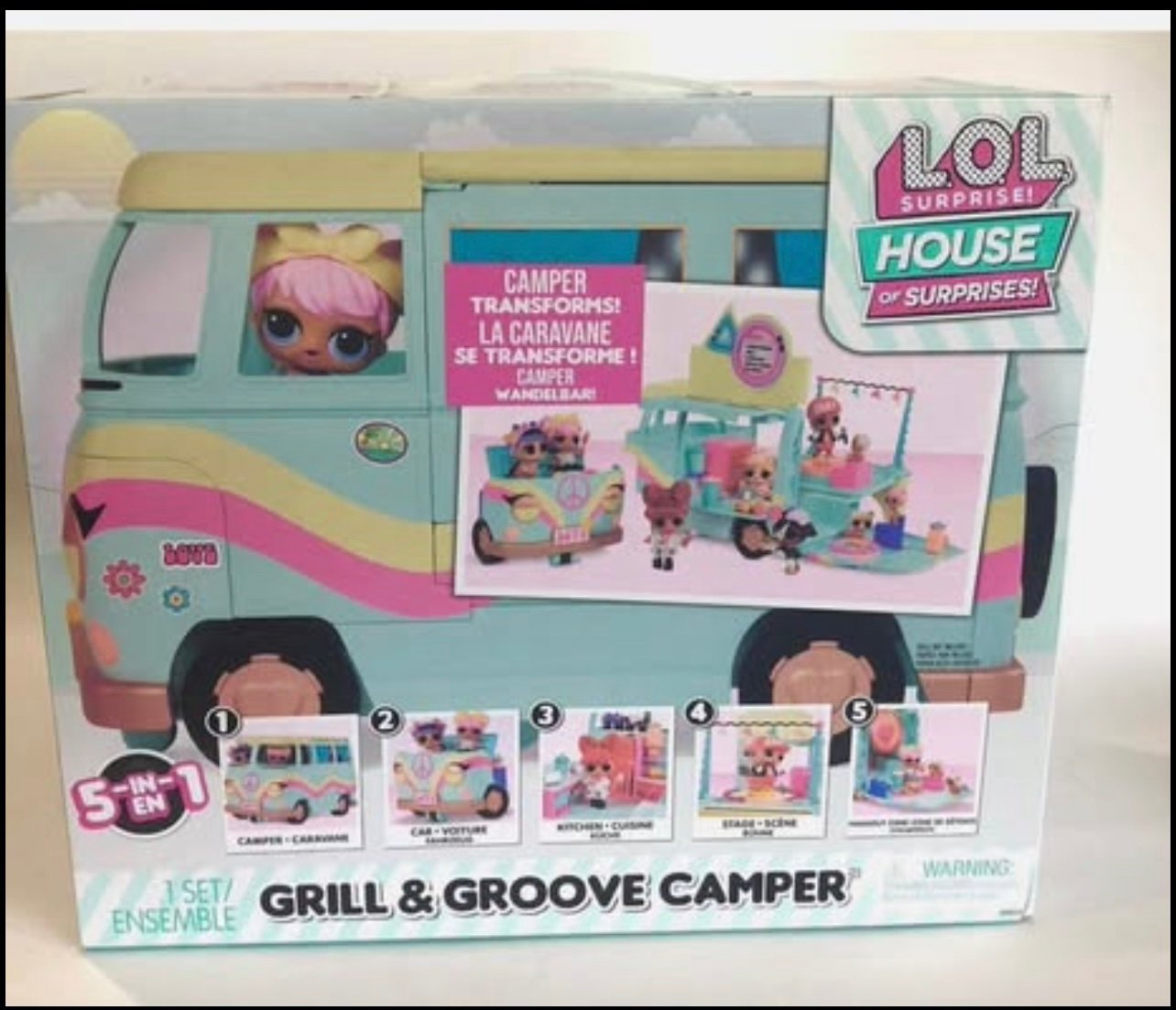 LOL Surprise grill & groove camper play-set