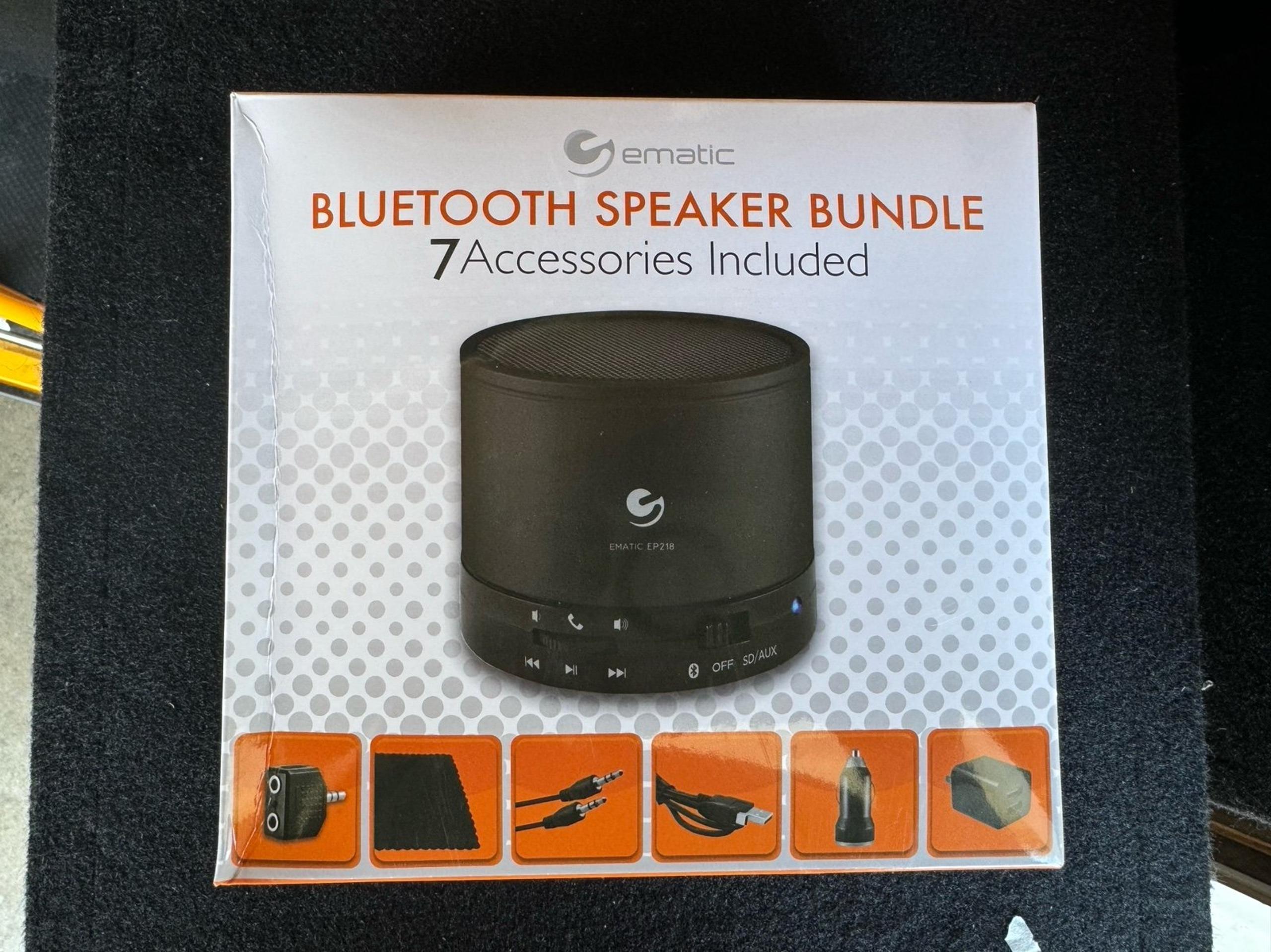 ematic Bluetooth speaker bundle