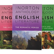 The Norton Anthology of English Literature Tenth Edition Paperback Complete Set