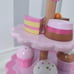 Wooden Toy Set Pink Afternoon Tea Set