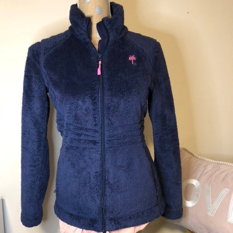 Lilly Pulitzer Navy Maddie Zip Jacket