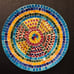 Deco patterned mosaic PLATE